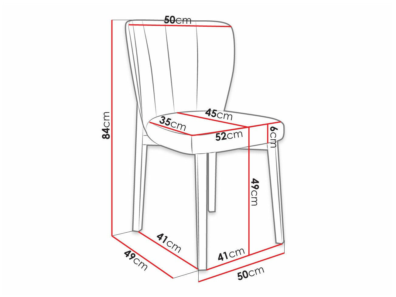 Tuoli Racine 130 (Musta + Magic Velvet 2250)