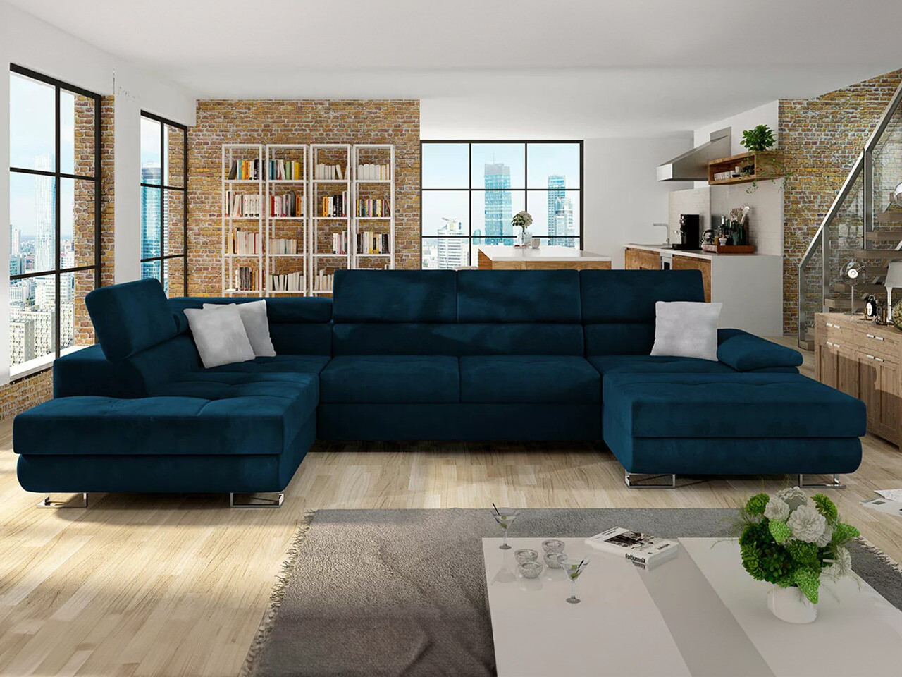 Kulmasohva Comfivo Ruta IV (Kronos 09 + Paros 05)