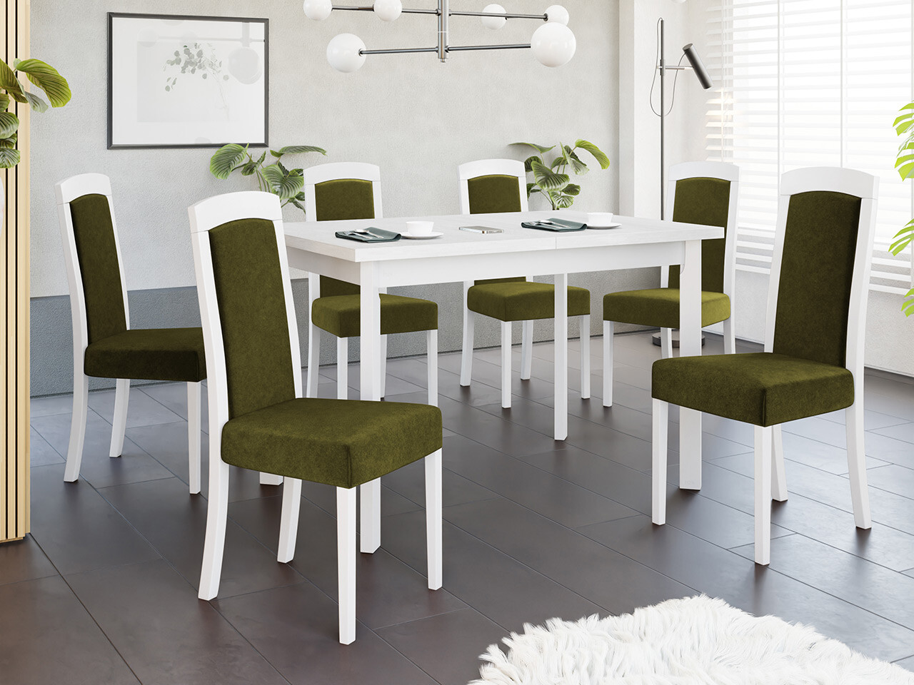 Ruokailuryhmä Victorville 351 (Valkoinen)