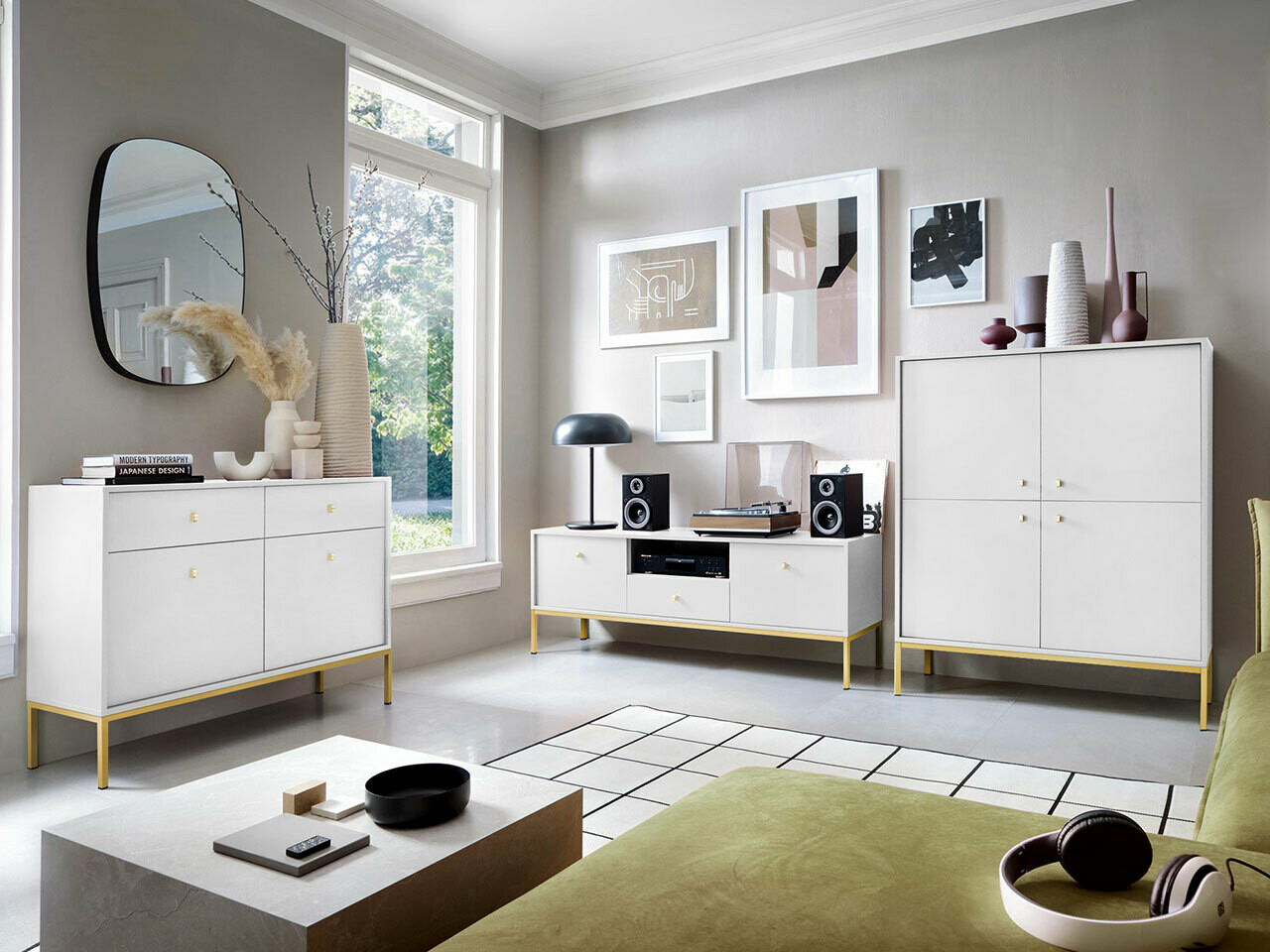 TV-taso Formis (Valkoinen)