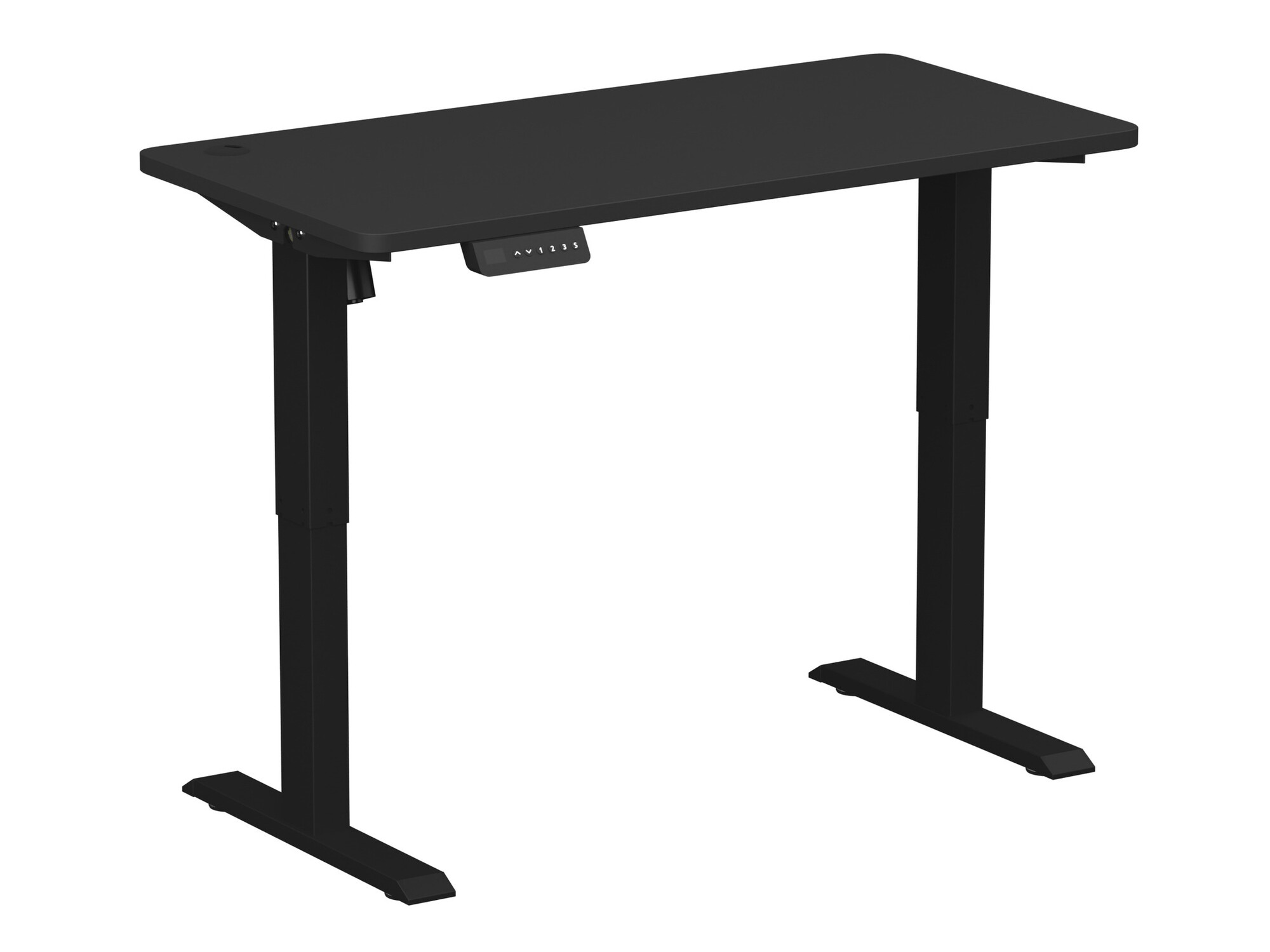 Korkeussäädettävä työpöytä Lodi 100 (Musta)