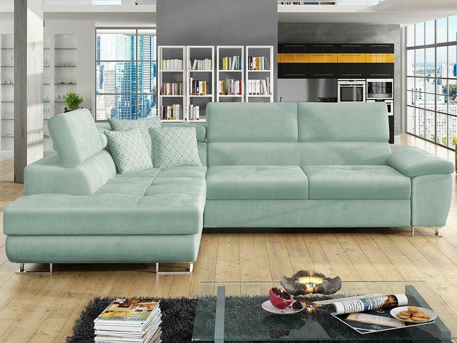 Kulmasohva Comfivo Ruta II (Magic Velvet 2227 + Evo 29)