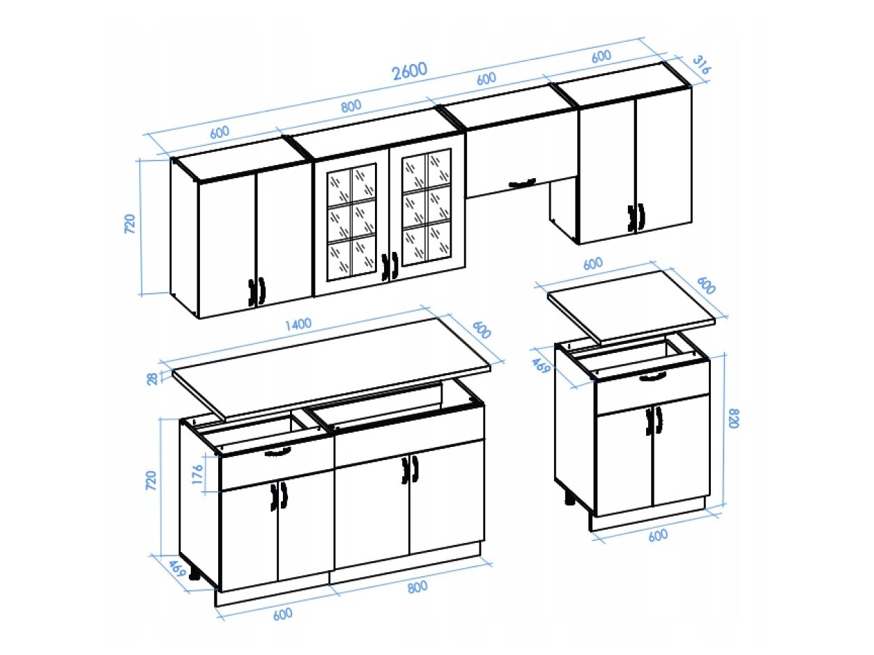 Keittiöryhmä Houston Lumen III