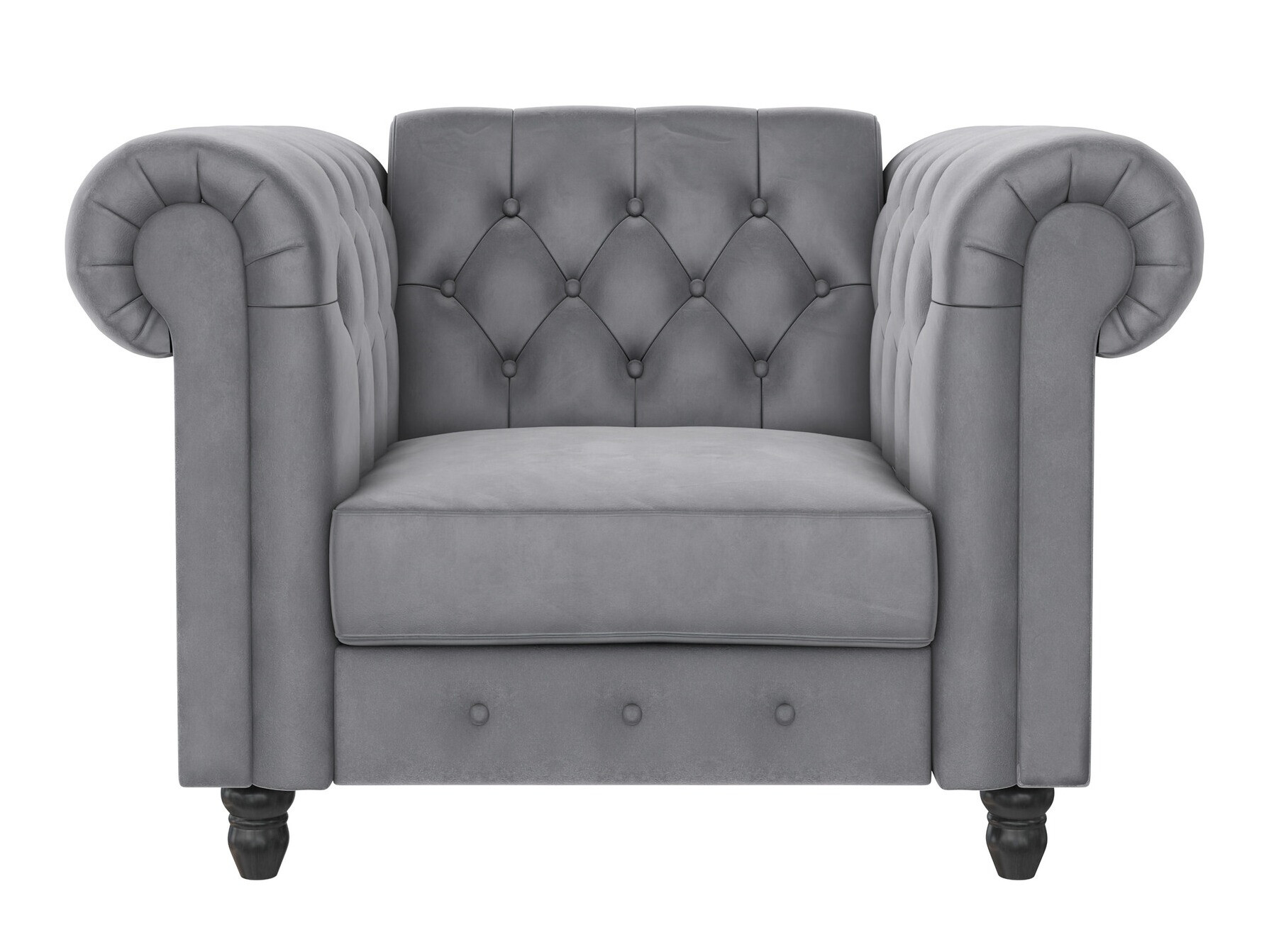 Chesterfield-nojatuoli Tulsa 630 (Vaaleanharmaa)