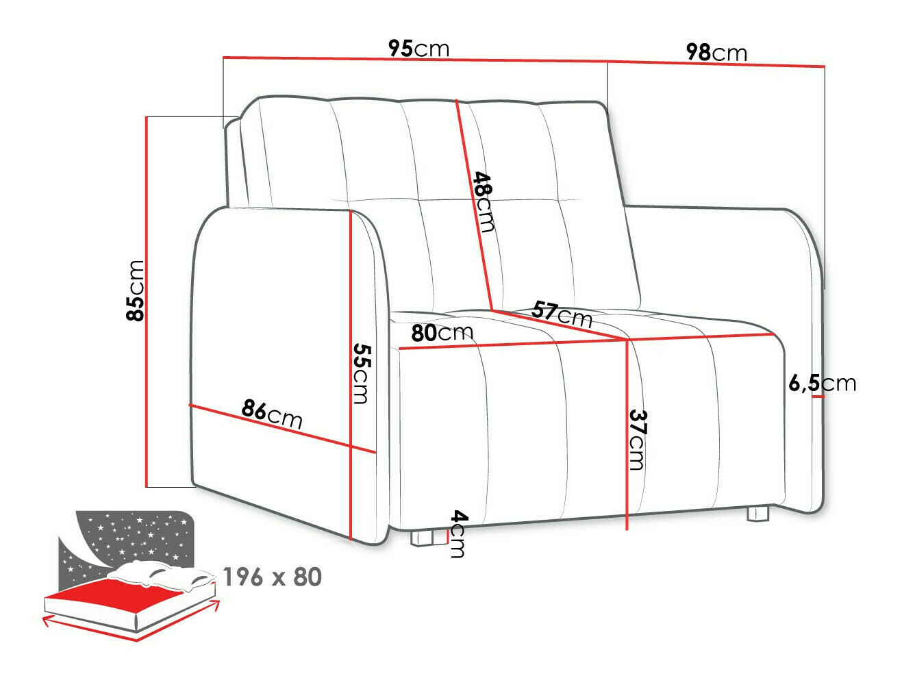 Nojatuoli Aquarin I (Kronos 9)