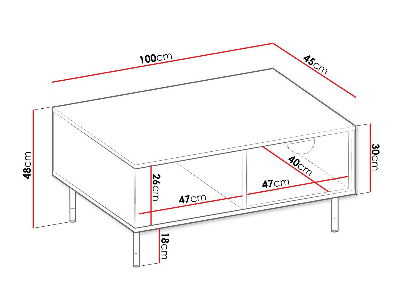 Sohvapöytä Comfivo Vitis I