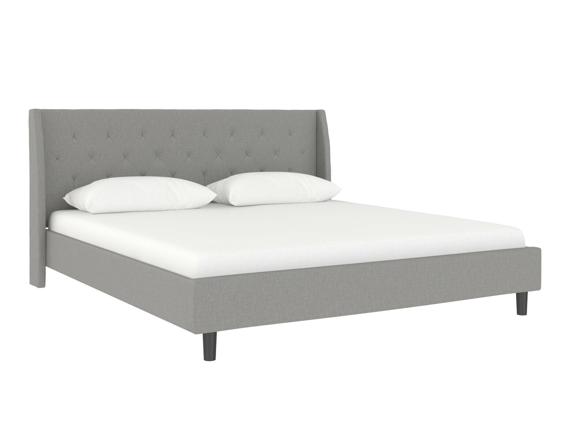 Sänky Denton 1267 (Vaaleanharmaa)