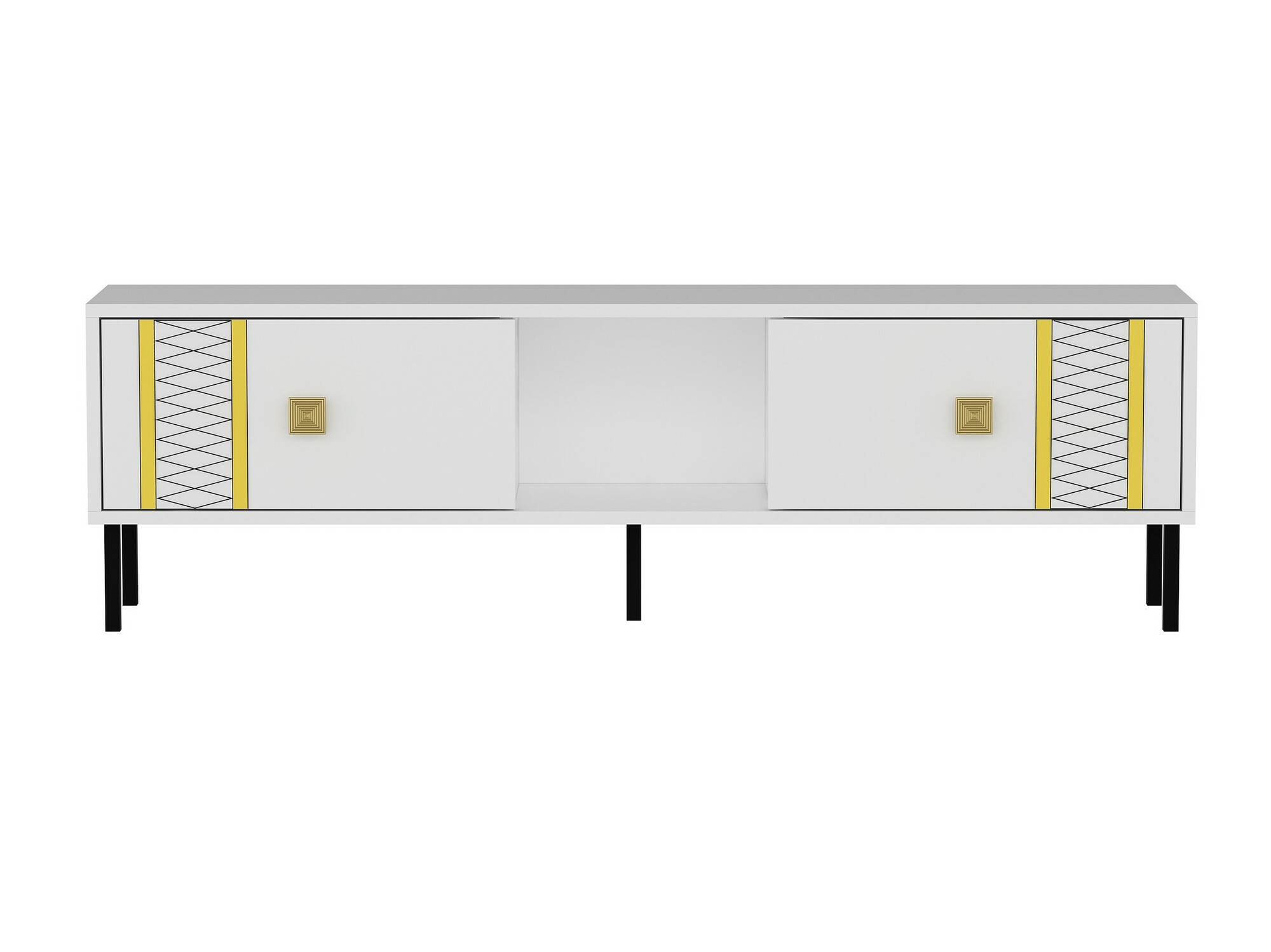 TV-taso Dunliru 103 (Valkoinen + Kultainen)
