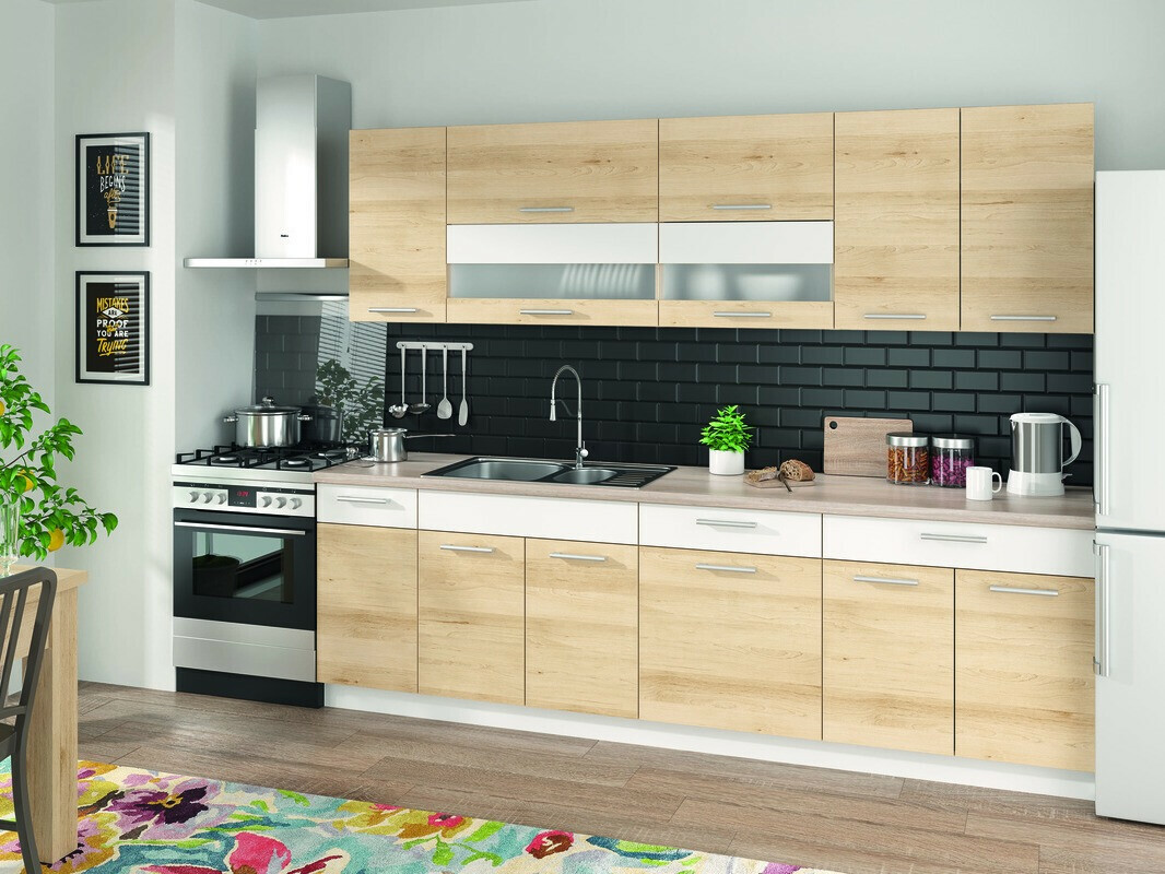 Modulaarinen seinäkaappi Mode Beech 102