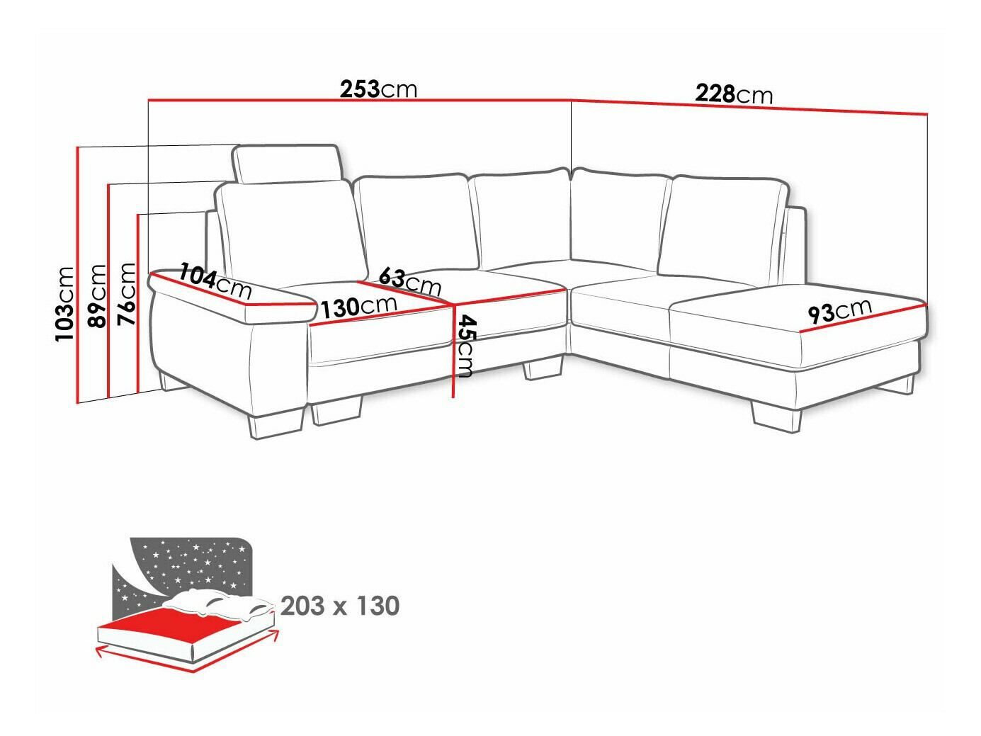 Kulmasohva Lincoln 183 (Barrel 97)