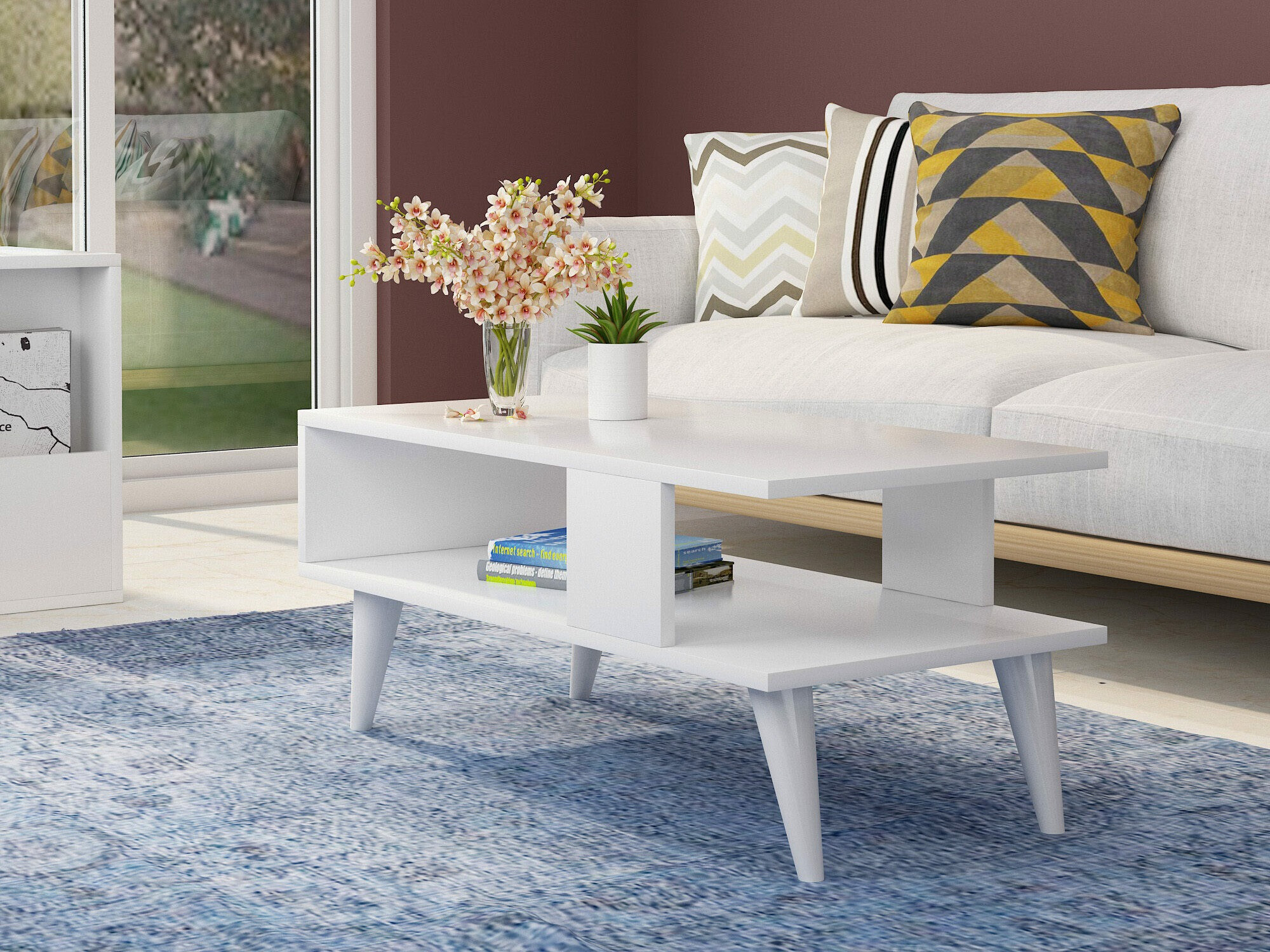 Sohvapöytä Kailua 1866 (Valkoinen)