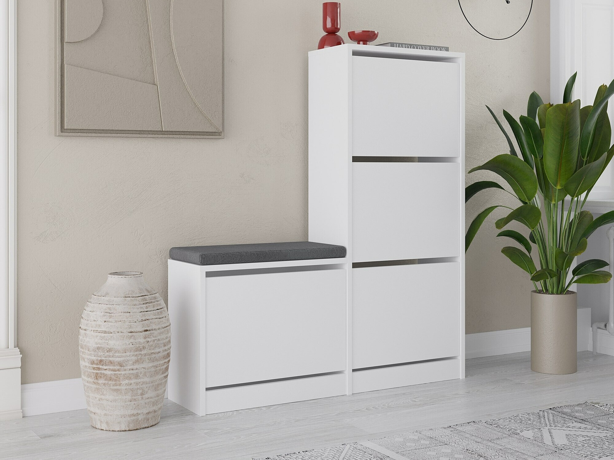 Kenkäkaappi Kailua 1879 (Valkoinen)