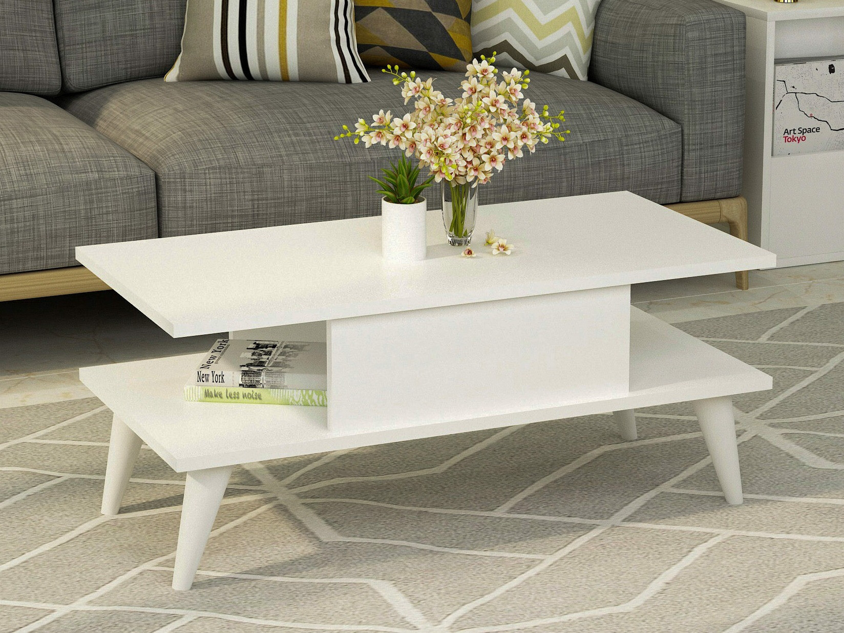 Sohvapöytä Kailua 1894 (Valkoinen)