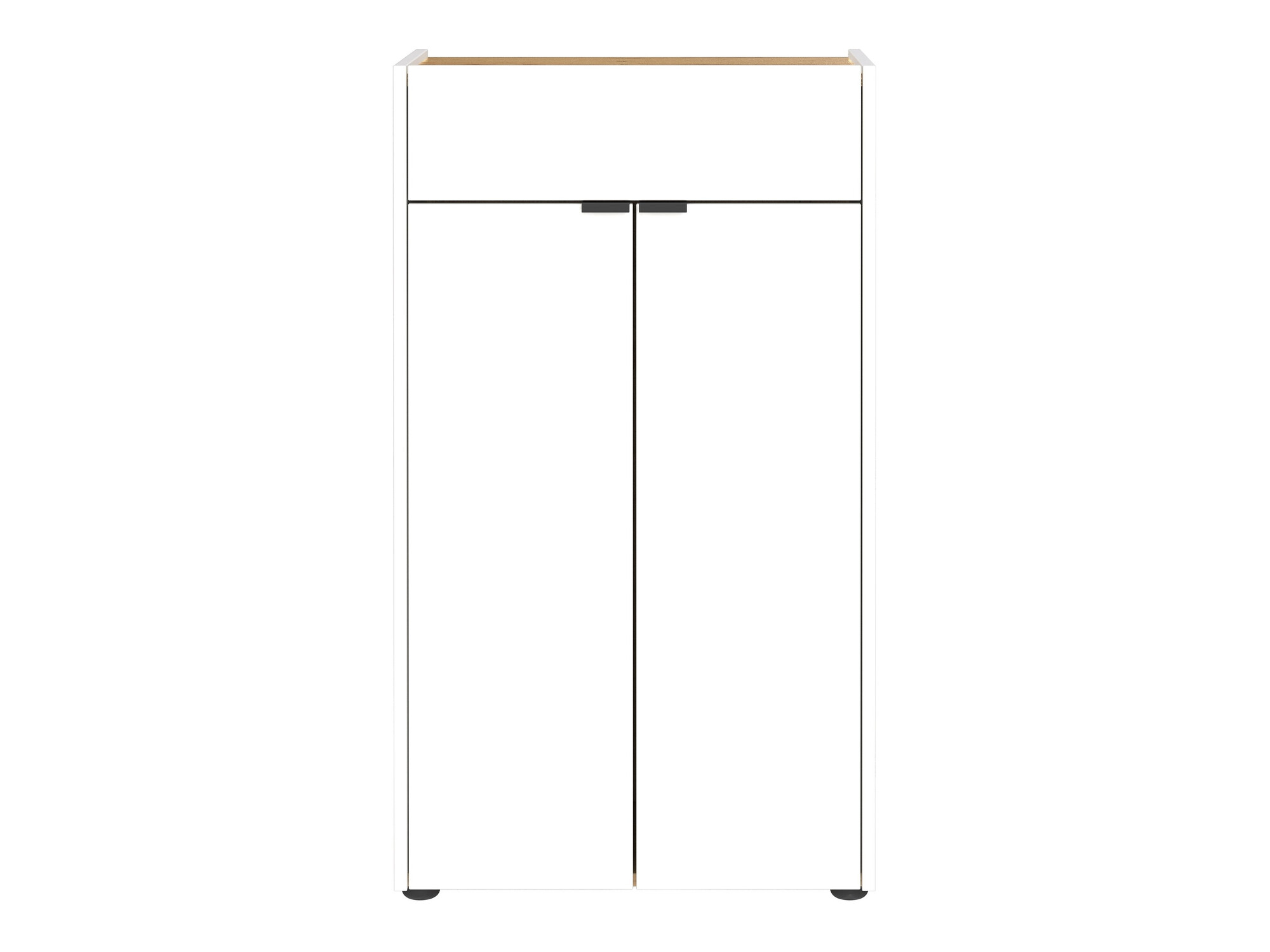 Pystymallinen kylpyhuonekaappi Ventei 102 (Valkoinen + Navarra tammi)