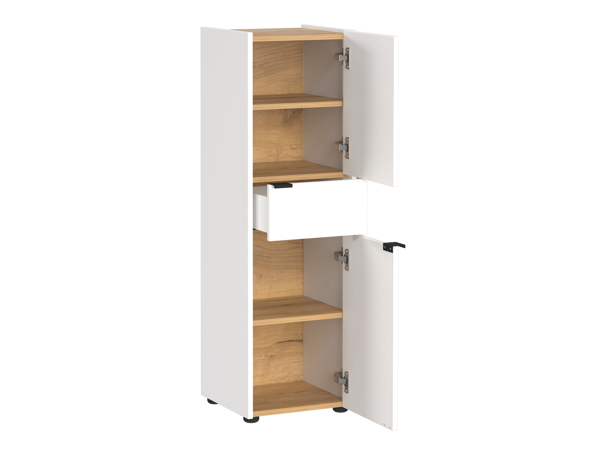 Kylpyhuonesetti Ventei 105 (Valkoinen + Navarra tammi)