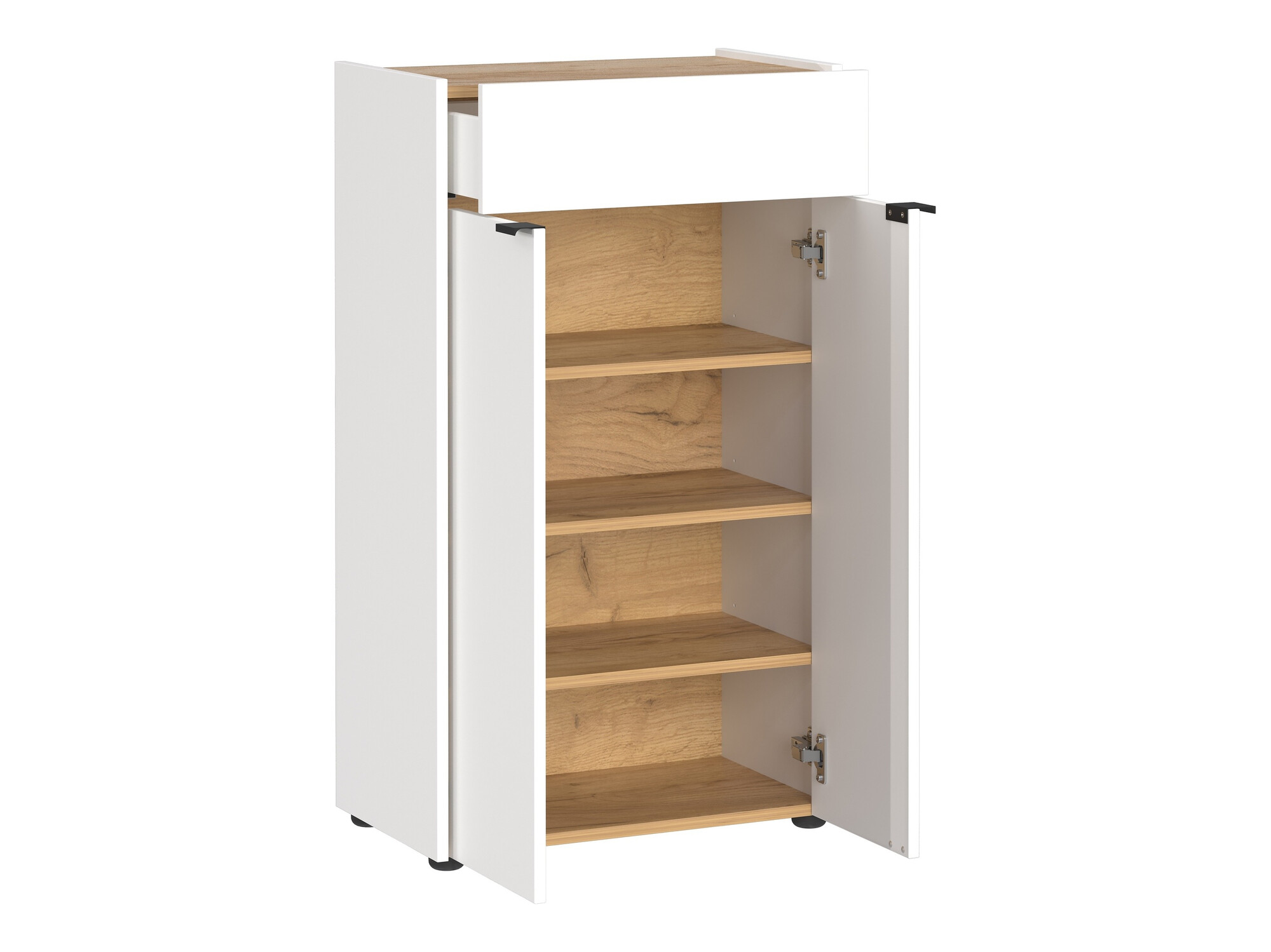 Kylpyhuonesetti Ventei 107 (Valkoinen + Navarra tammi)