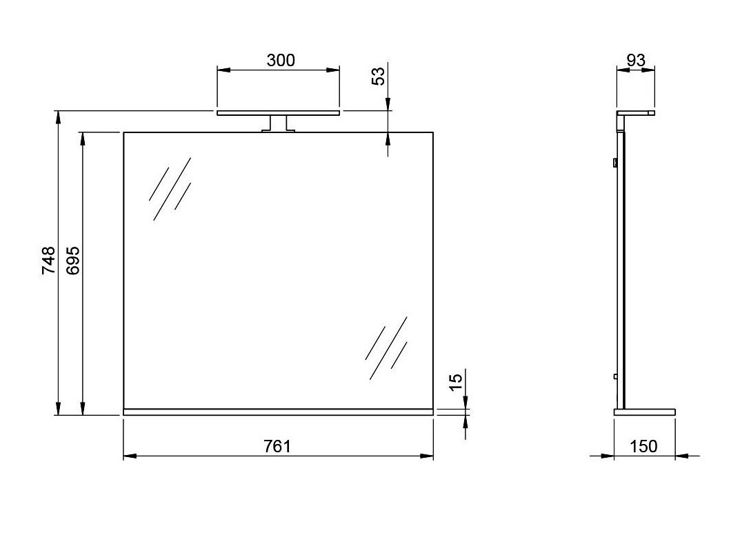 Kylpyhuonesetti Ventei 108 (Valkoinen + Navarra tammi)