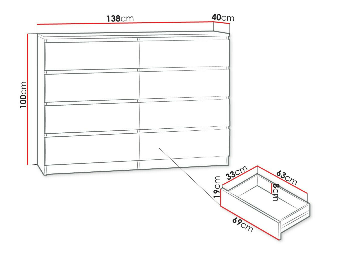 Lipasto Comfivo Structor III (Sonoma-tammi)
