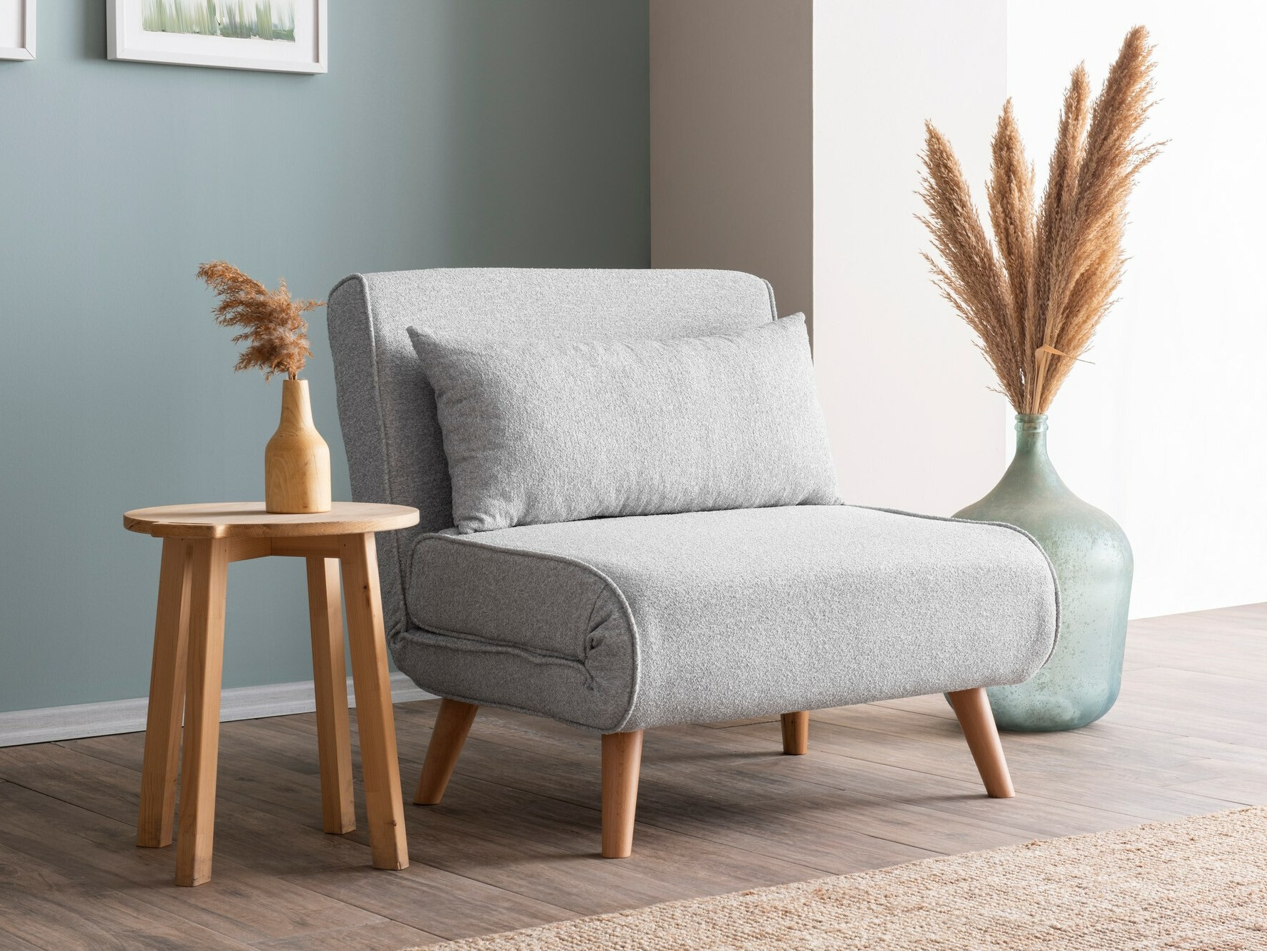 Nojatuoli Altadena 557 (Vaaleanharmaa)