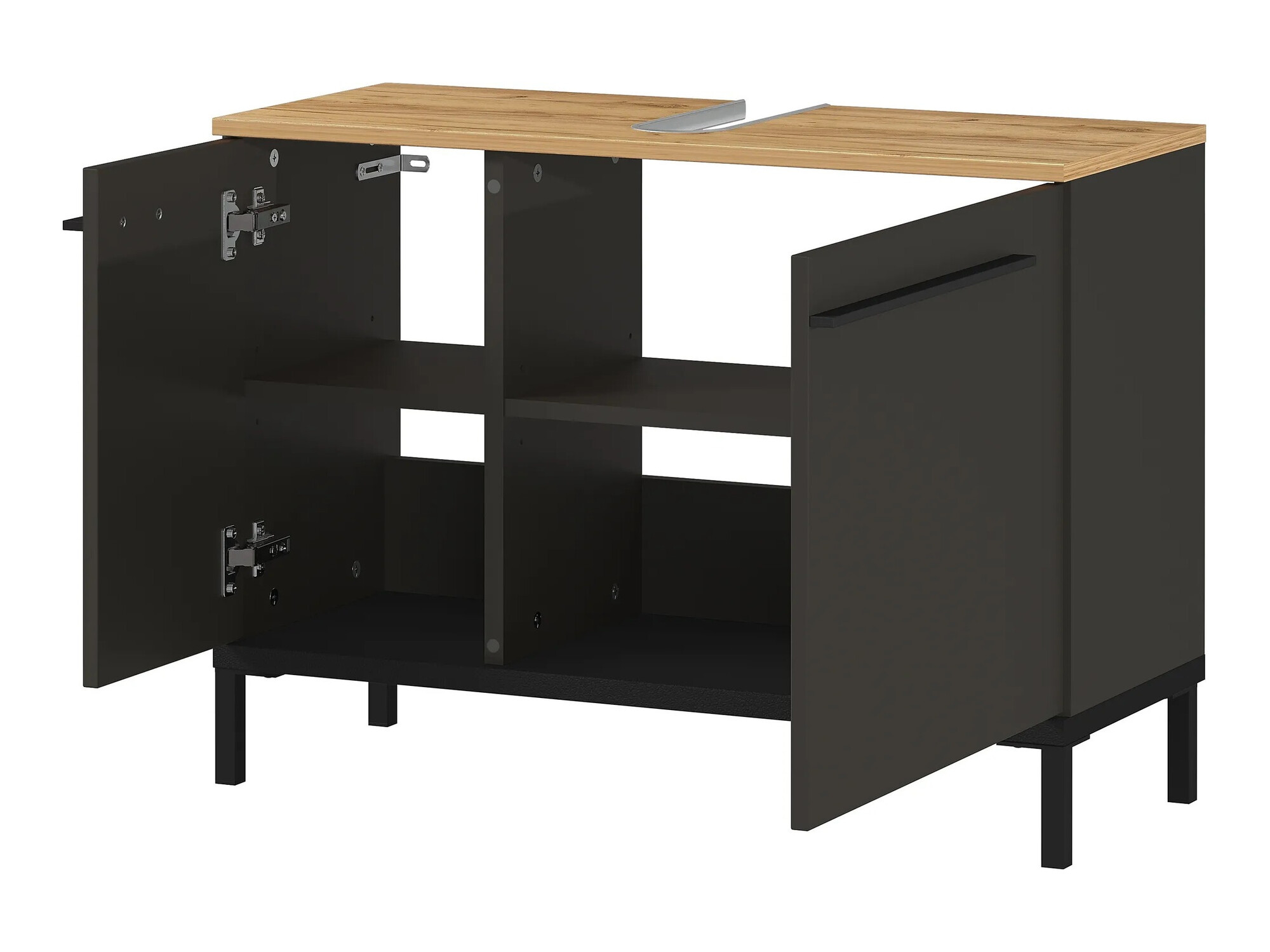 Kylpyhuonesetti Ruvlevu 105 (Grafiitti + Navarra tammi)