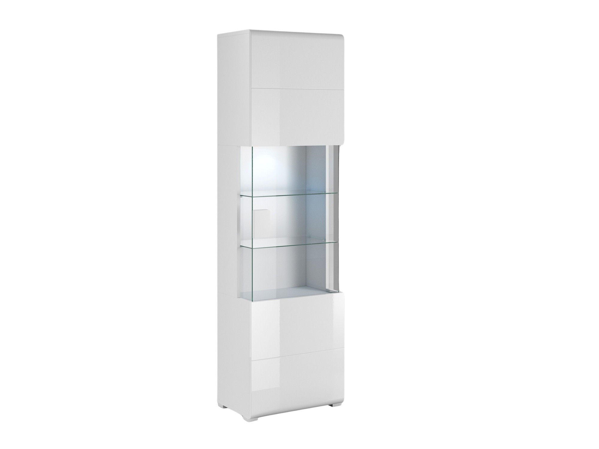 Hylly Torsone 103 (Valkoinen + Kiiltävä valkoinen)