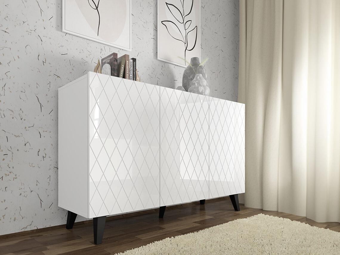 Senkki Melmoro 104 (Kiiltävä valkoinen + Musta)