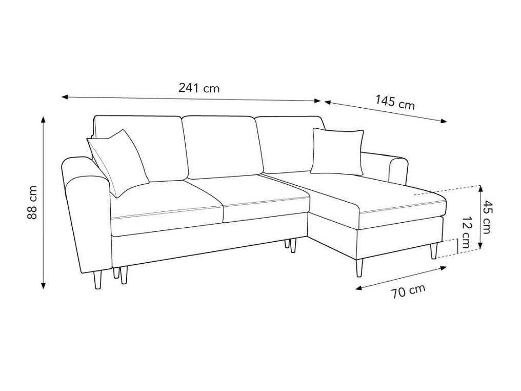 Kulmasohva Elbloro 101 (Riviera 87)