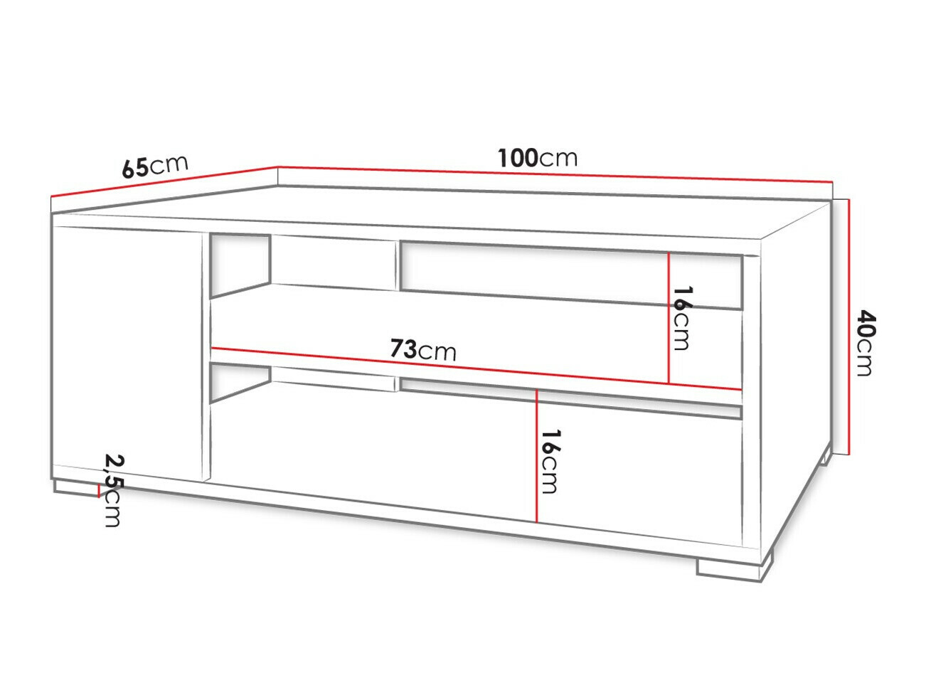 Sohvapöytä Comfivo Casus