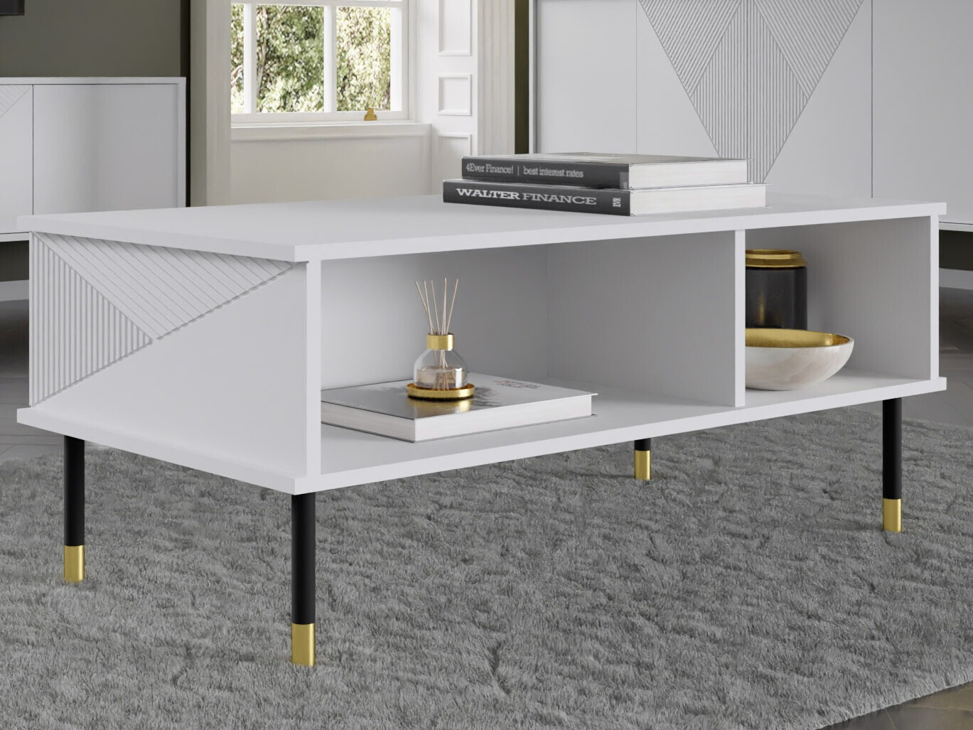 Sohvapöytä Teopha 102 (Valkoinen)