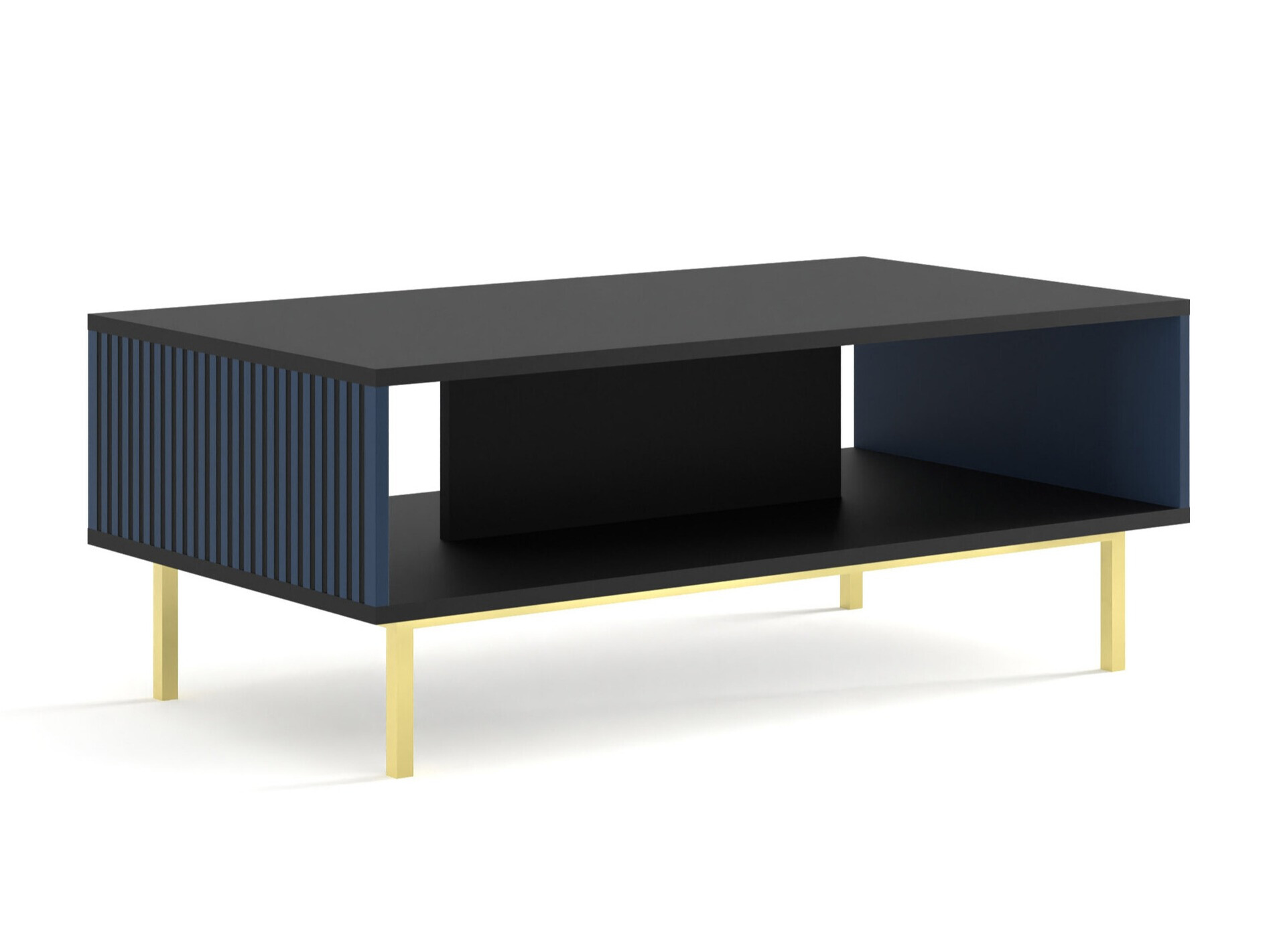 Sohvapöytä Talsalu 103 (Tummansininen + Musta)