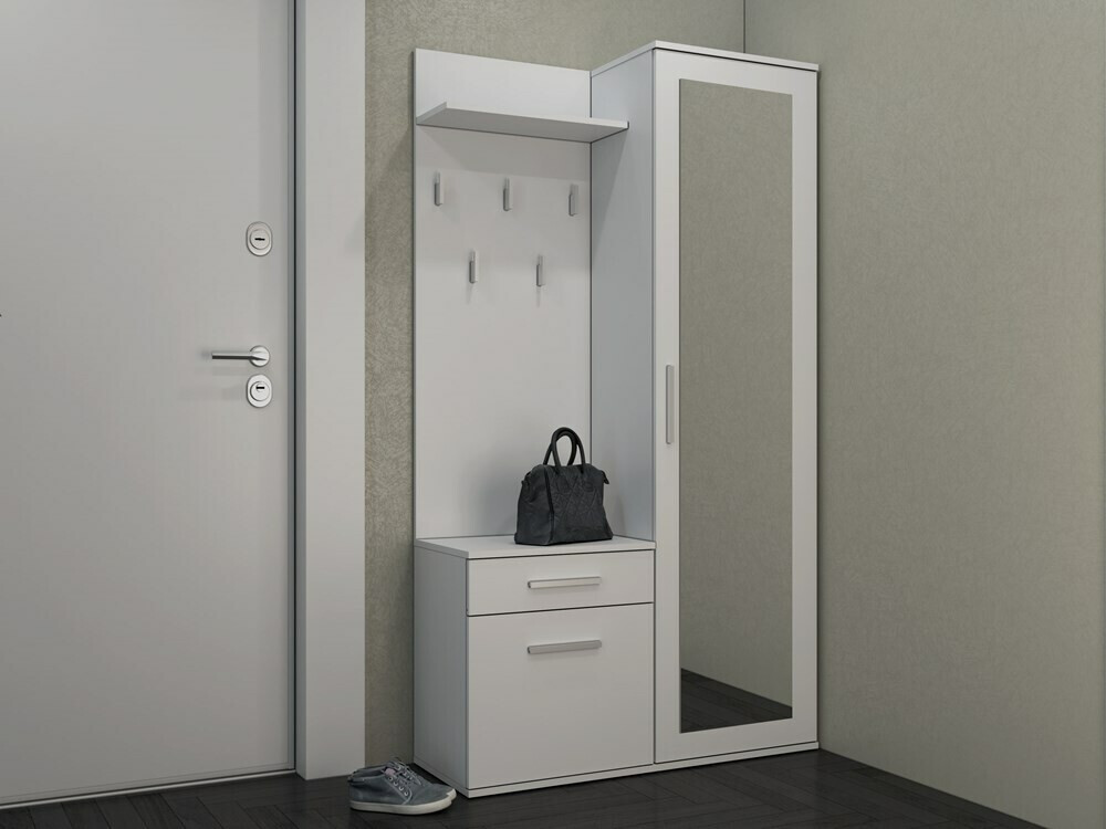 Eteissetti Mandeville 126 (Matta valkoinen)