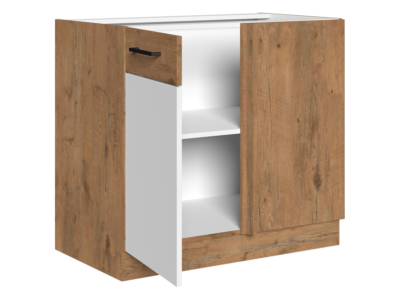Modulaarinen kaappi ovilla Wood Dark 127