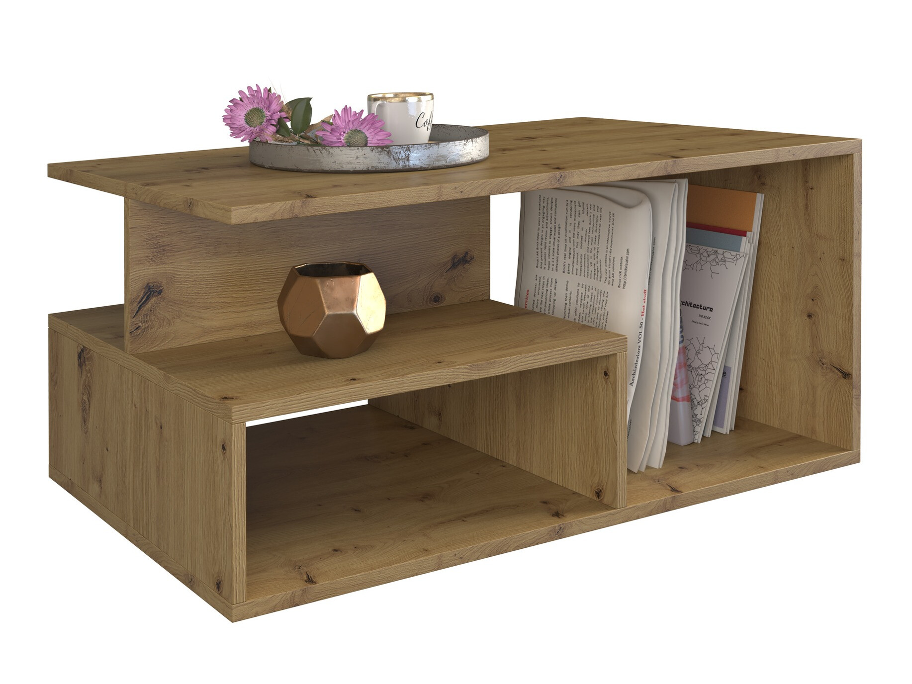 Sohvapöytä Mandeville 166 (Artisaanitammi)