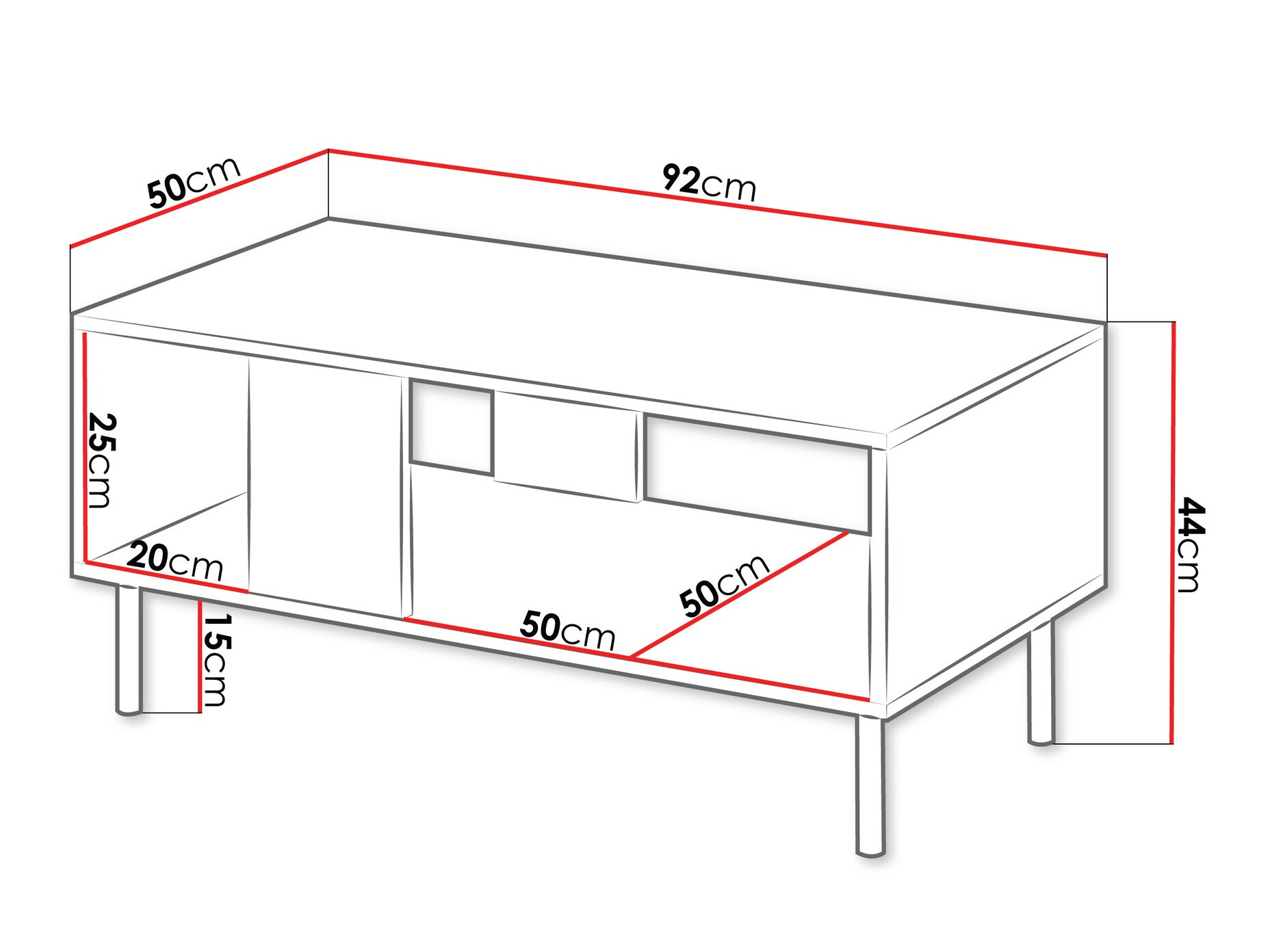 Sohvapöytä Studium