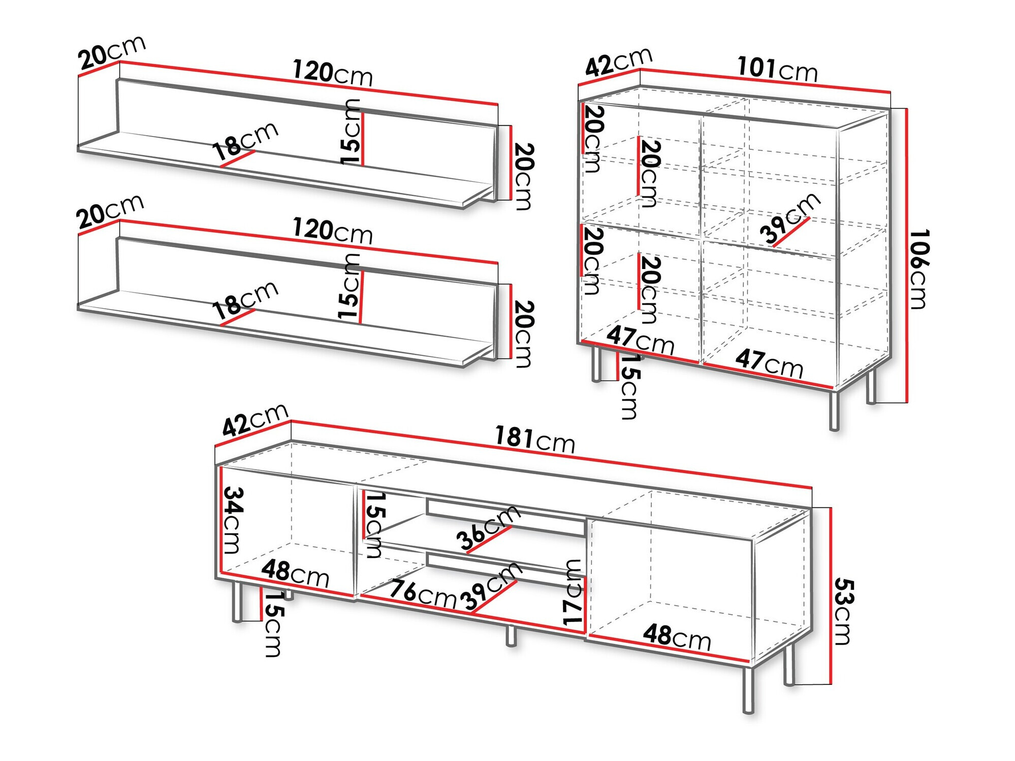Olohuonesetti Studium IV
