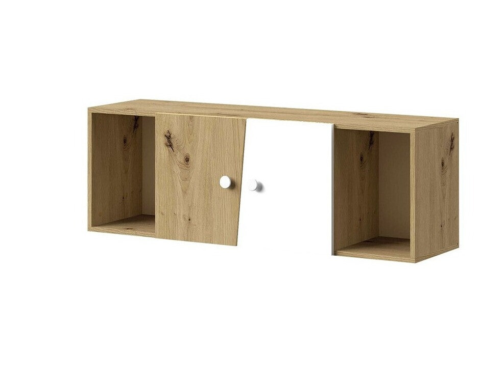 Seinäkaappi Almira 112 (Artisaanitammi + Valkoinen)