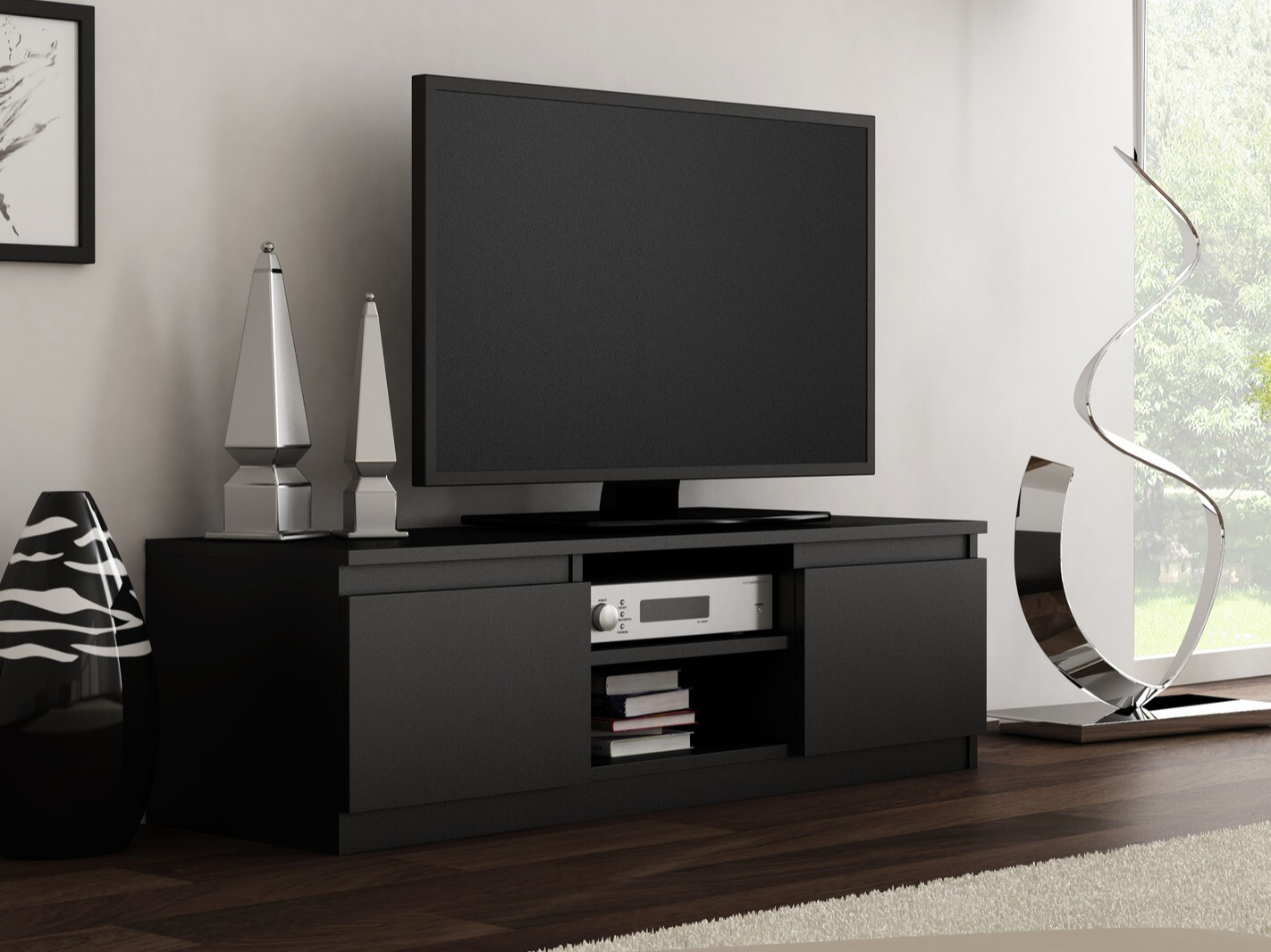 TV-taso Elbvelu 123 (Musta)