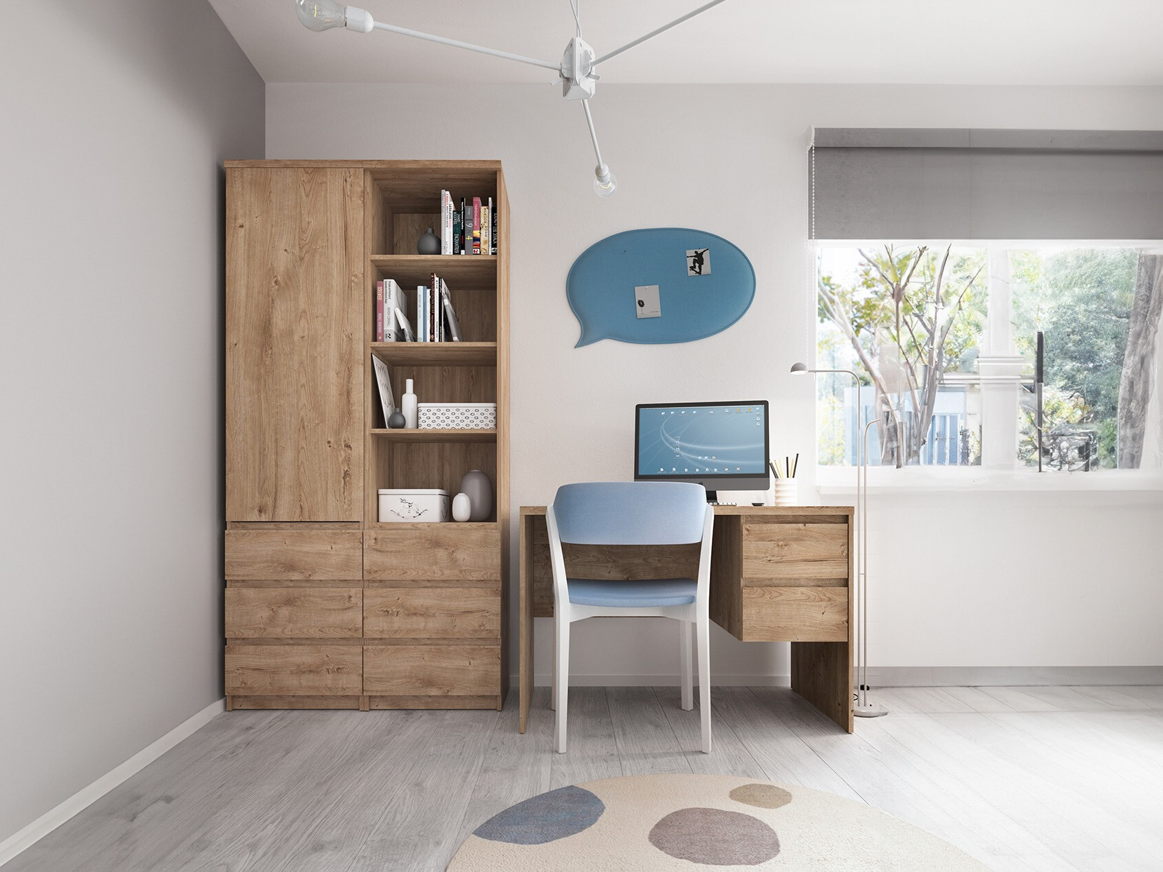 Kotitoimistosetti Merfere 123