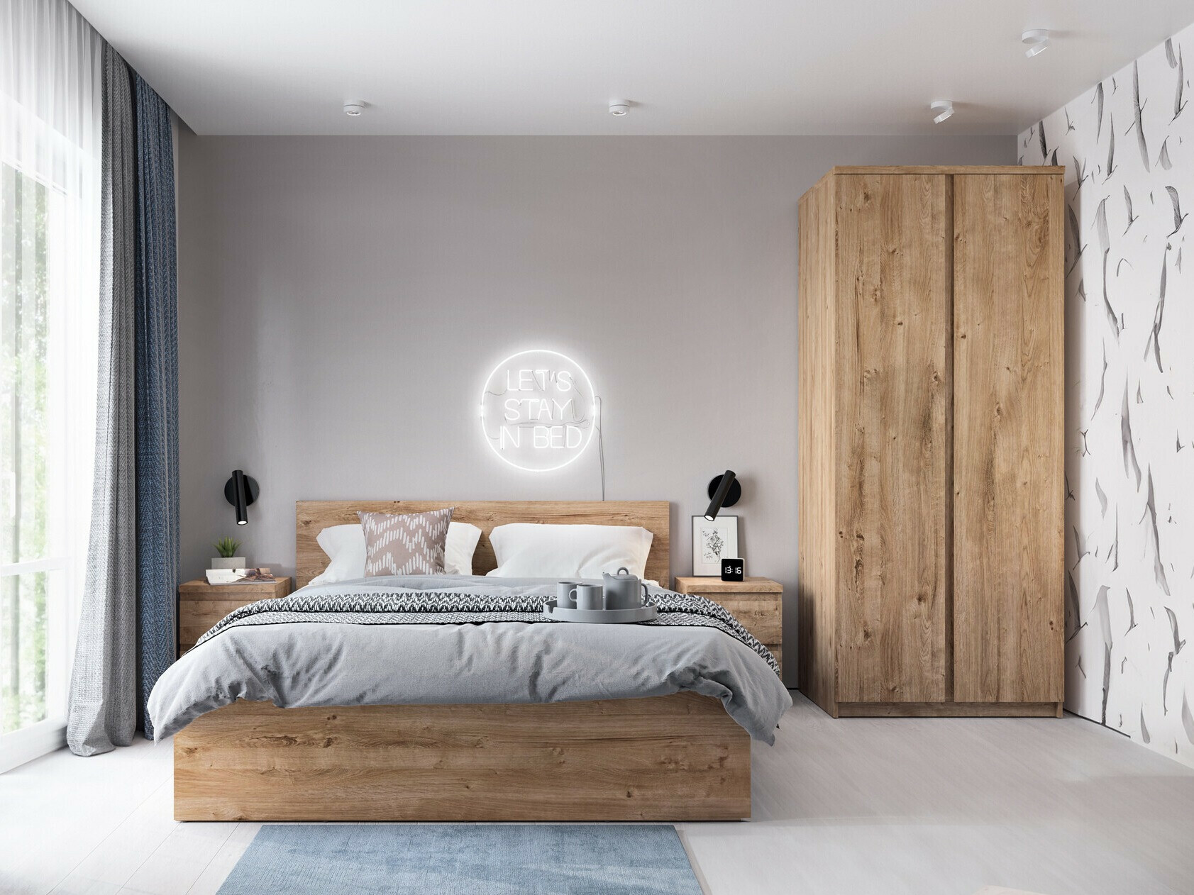 Makuuhuonesetti Merfere 124