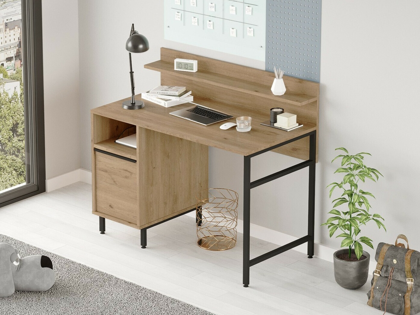 Työpöytä Fertore 115 (Pähkinä)