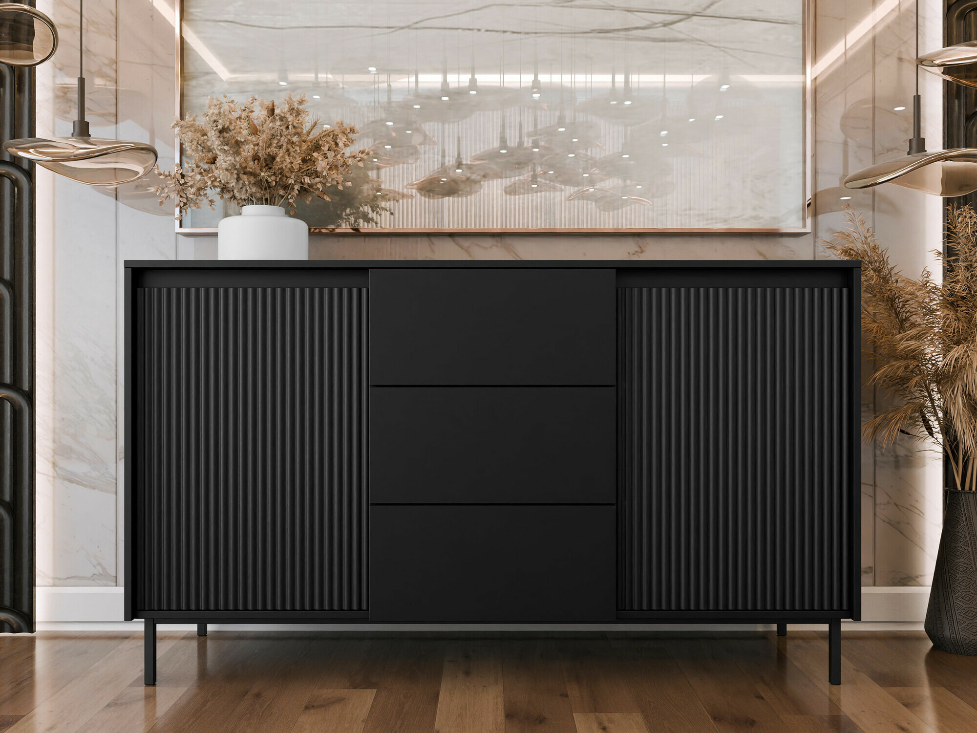 Lipasto Comfivo Delruva I (Musta)