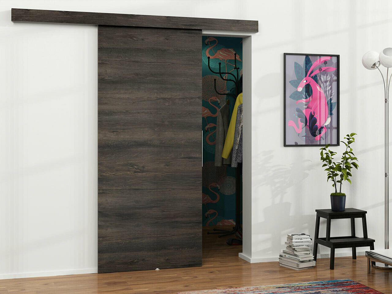 Liukuovi Dover 217 (Tumma tuhka)