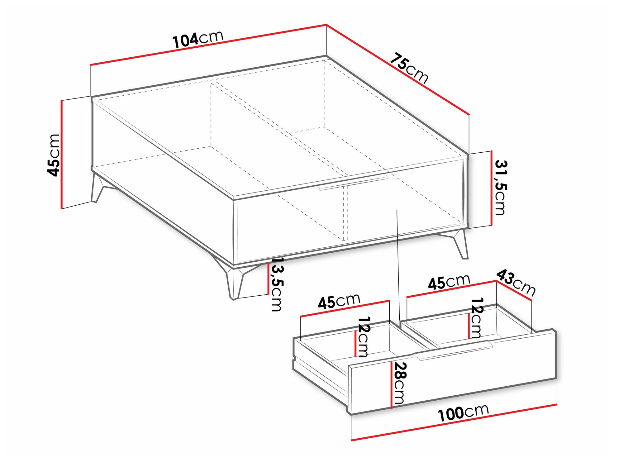Sohvapöytä Comfivo Citrus