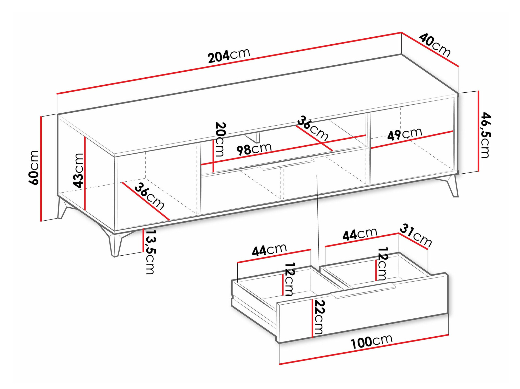 TV-taso Comfivo Citrus