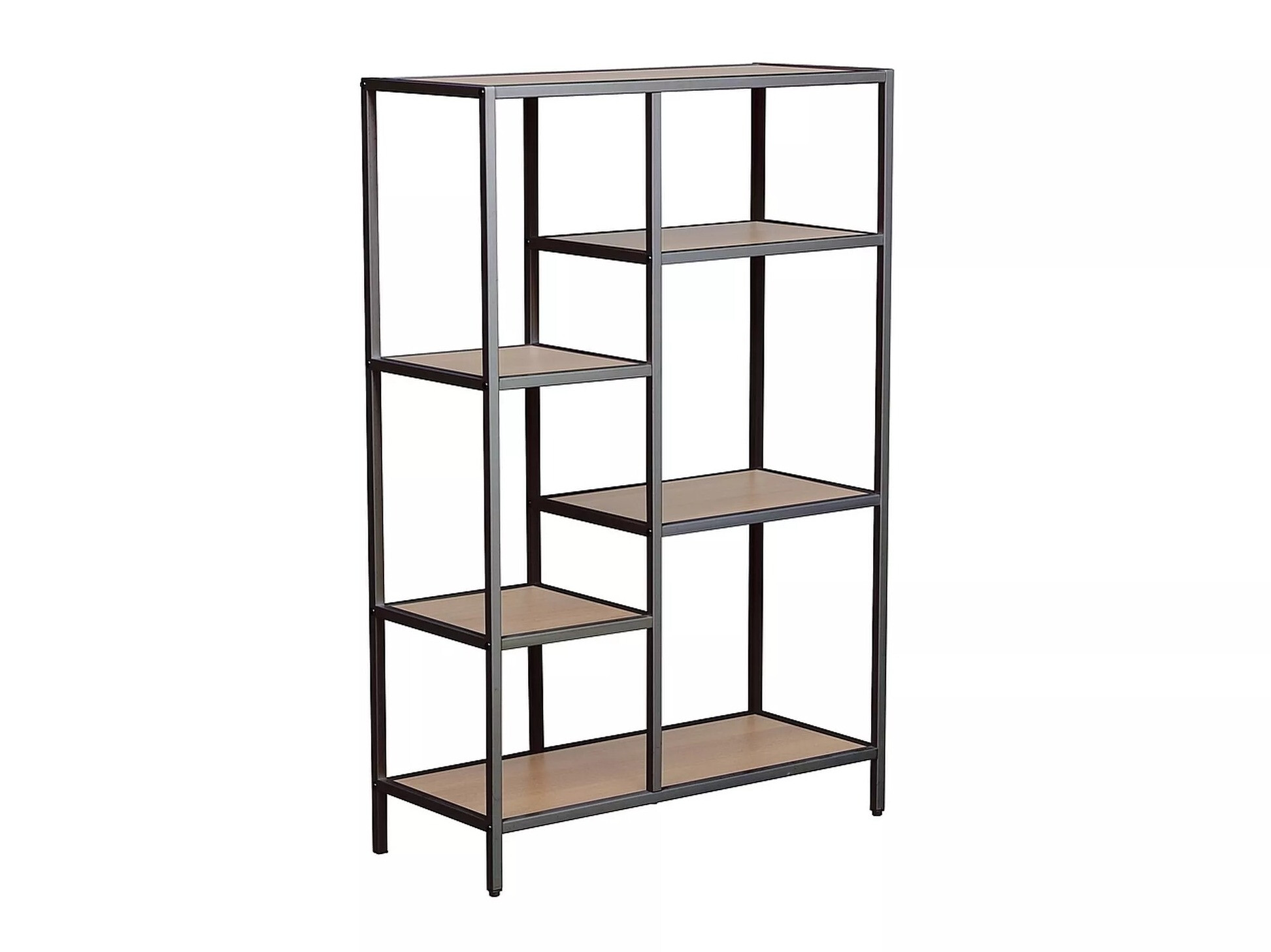 Hylly Detroit 166 (Musta + Tammi)