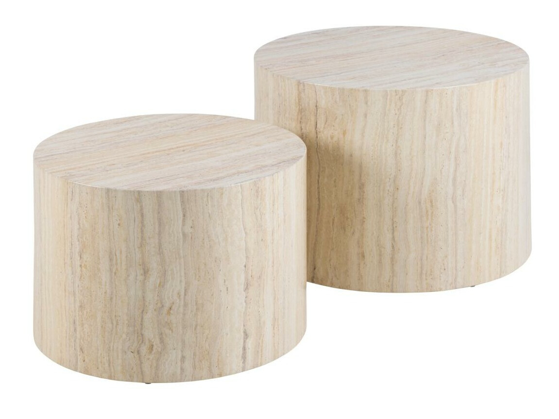 Sohvapöytäsetti Norsica 800 (Beige)