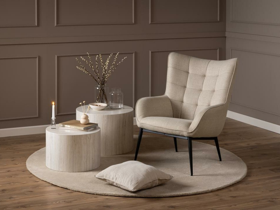 Sohvapöytäsetti Norsica 800 (Beige)