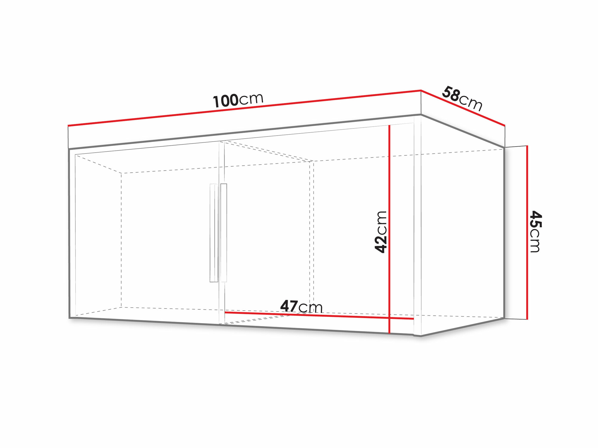 Vaatekaappi Collis (Wotan tammi + Musta)