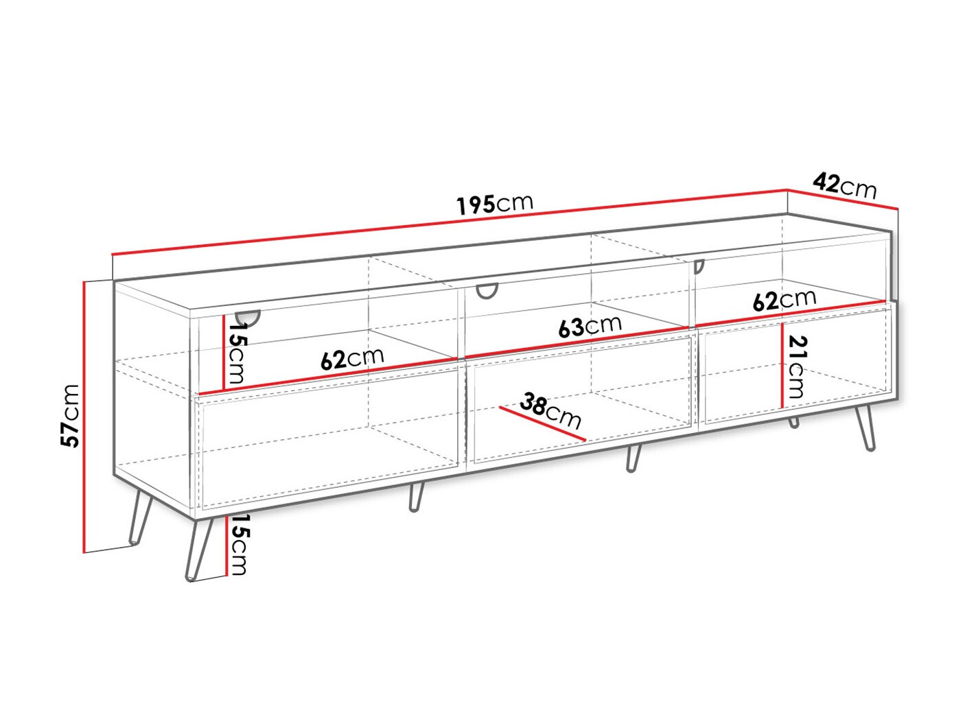 TV-taso Comfivo 488 (Beige)
