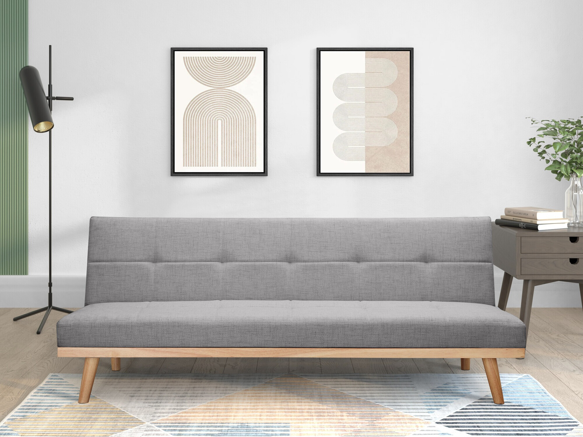 Vuodesohva Tulsa 641 (Harmaa)